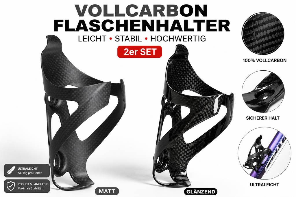 T700 Vollcarbon Trinkflaschen-Halterung