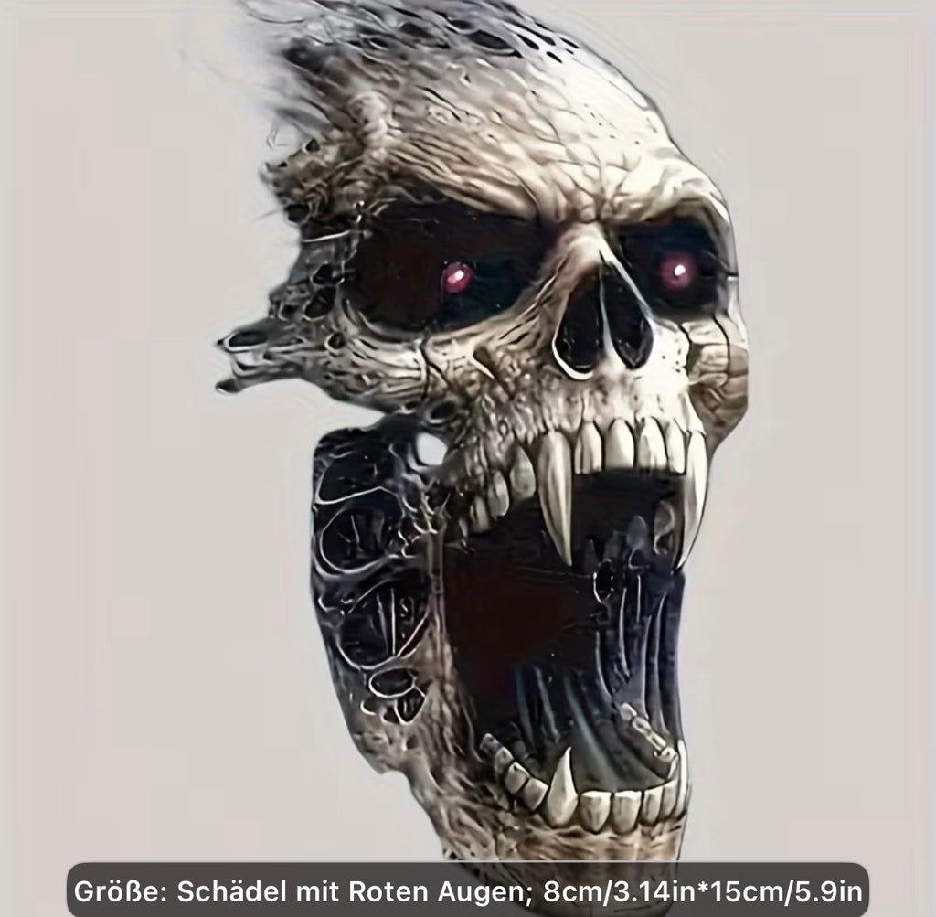 Totenkopf Aufkleber – Skull Sticker in 5 markanten Designvarianten