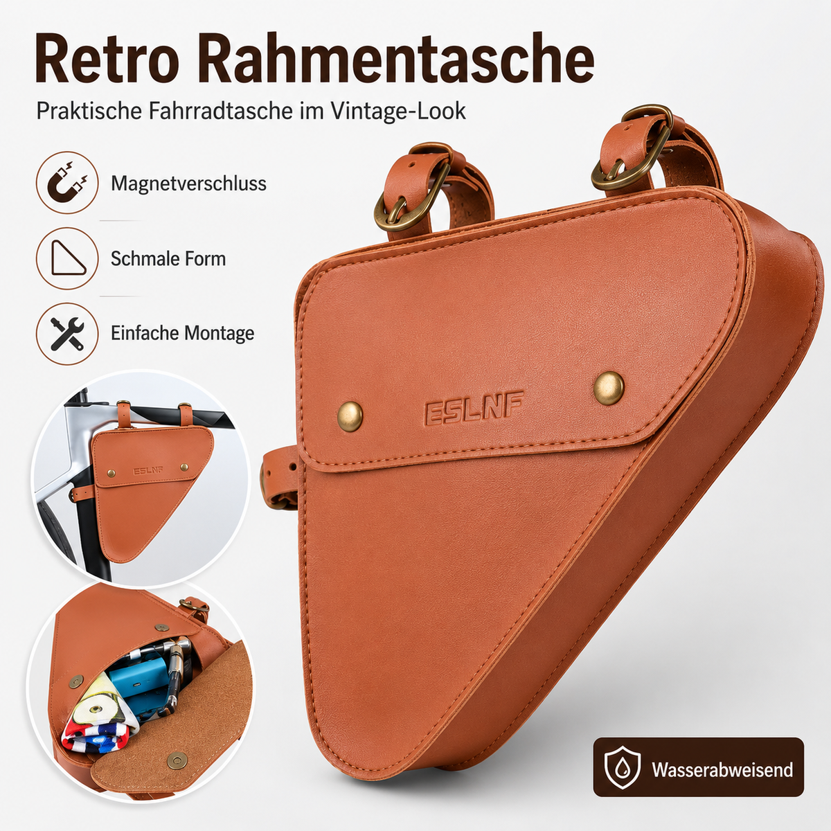 Retro-Fahrradtaschen in Lederoptik – 4 Modelle für deinen Vintage-Look