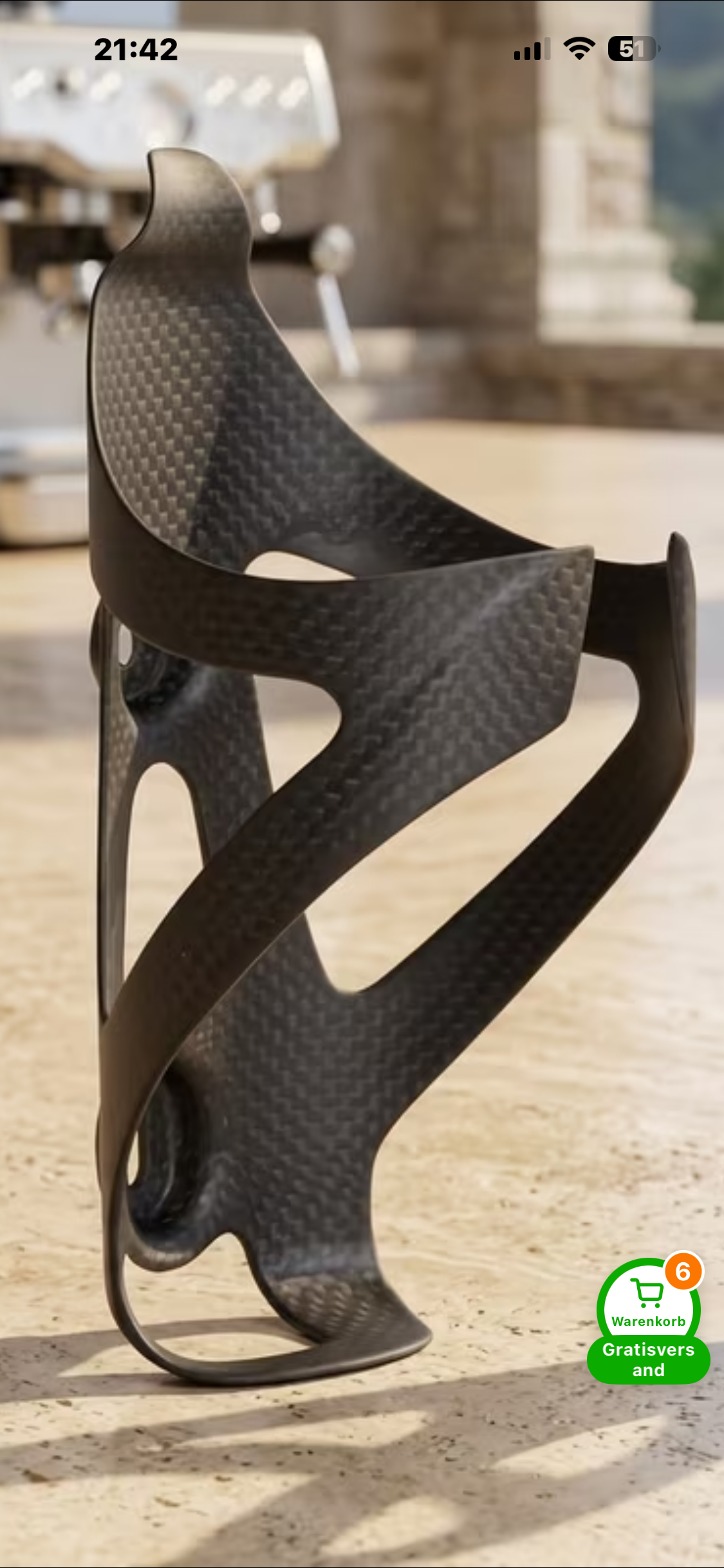 T700 Vollcarbon Trinkflaschen-Halterung