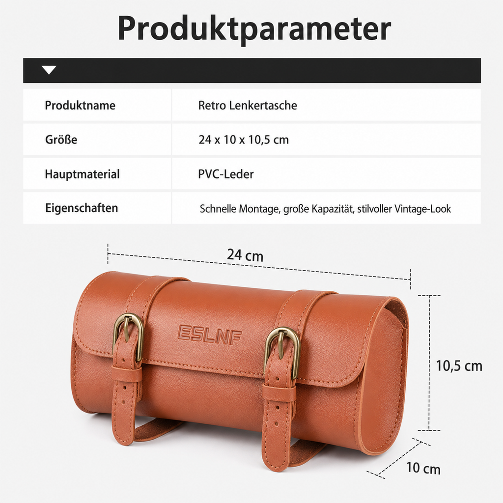 Retro-Fahrradtaschen in Lederoptik – 4 Modelle für deinen Vintage-Look