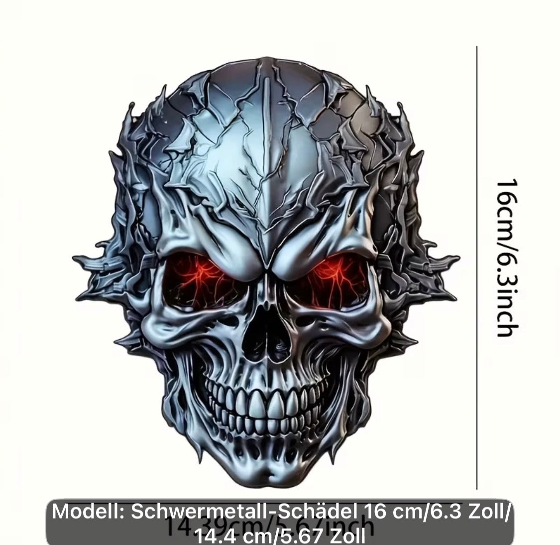 Totenkopf Aufkleber – Skull Sticker in 5 markanten Designvarianten