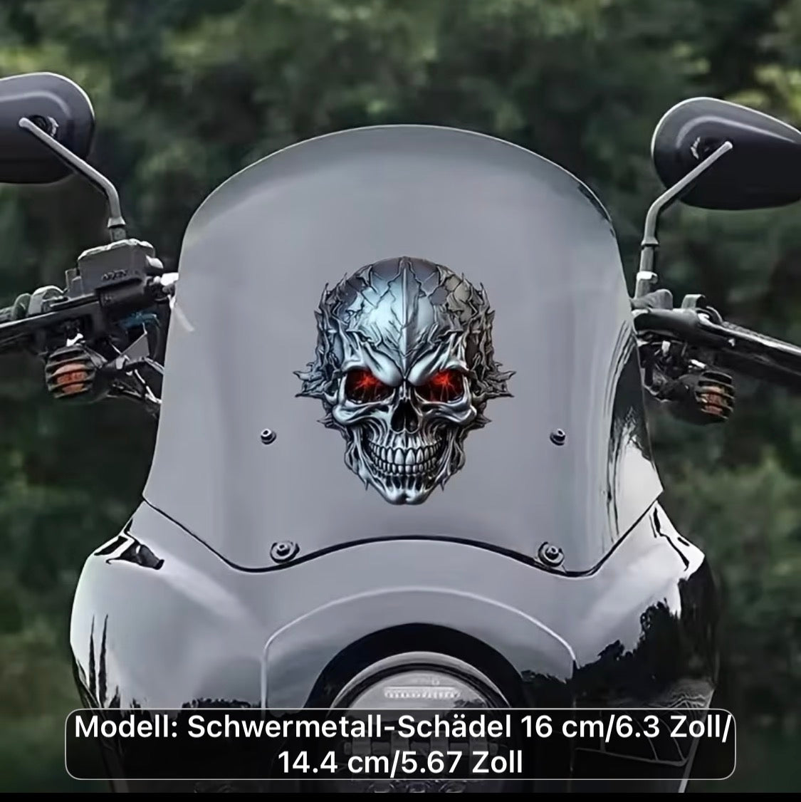 Totenkopf Aufkleber – Skull Sticker in 5 markanten Designvarianten