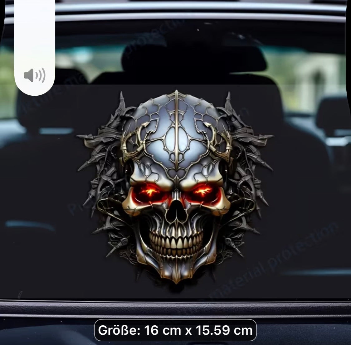Totenkopf Aufkleber – Skull Sticker in 5 markanten Designvarianten