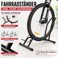 Fahrradständer Schwarz – Freistehender Bodenständer für Garage & Zuhause