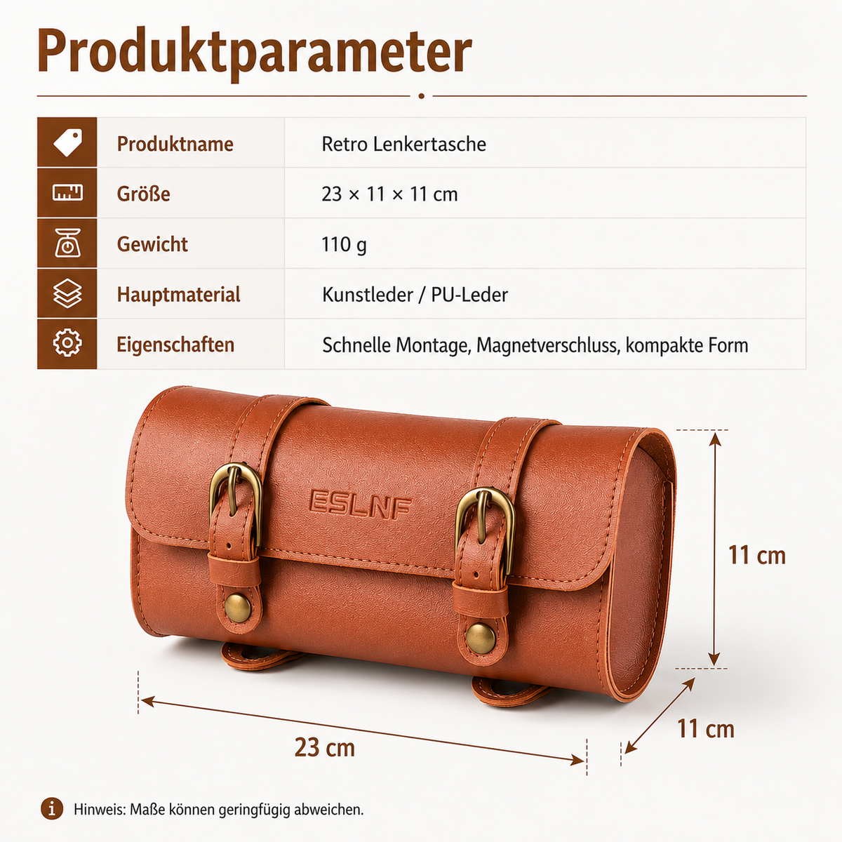 Retro-Fahrradtaschen in Lederoptik – 4 Modelle für deinen Vintage-Look