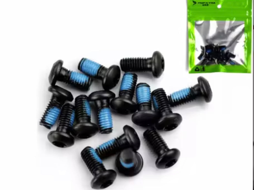 12x M5x9 Bremsscheiben Schrauben T25 Torx MTB Fahrrad E-Bike farbig