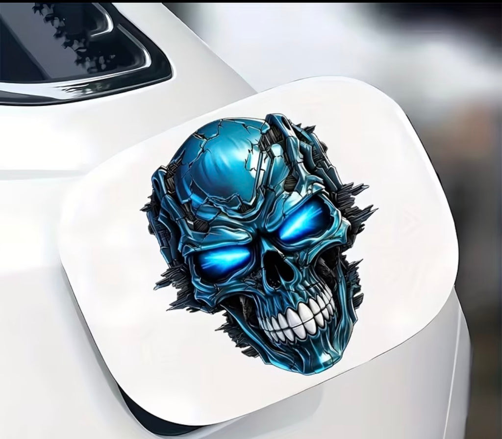 Totenkopf Aufkleber – Skull Sticker in 5 markanten Designvarianten