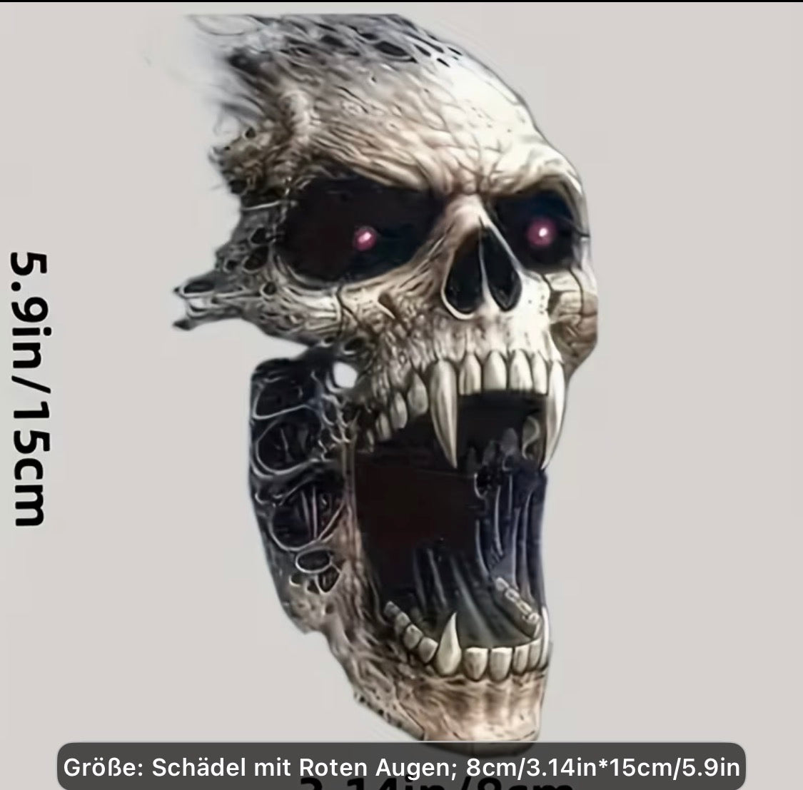 Totenkopf Aufkleber – Skull Sticker in 5 markanten Designvarianten