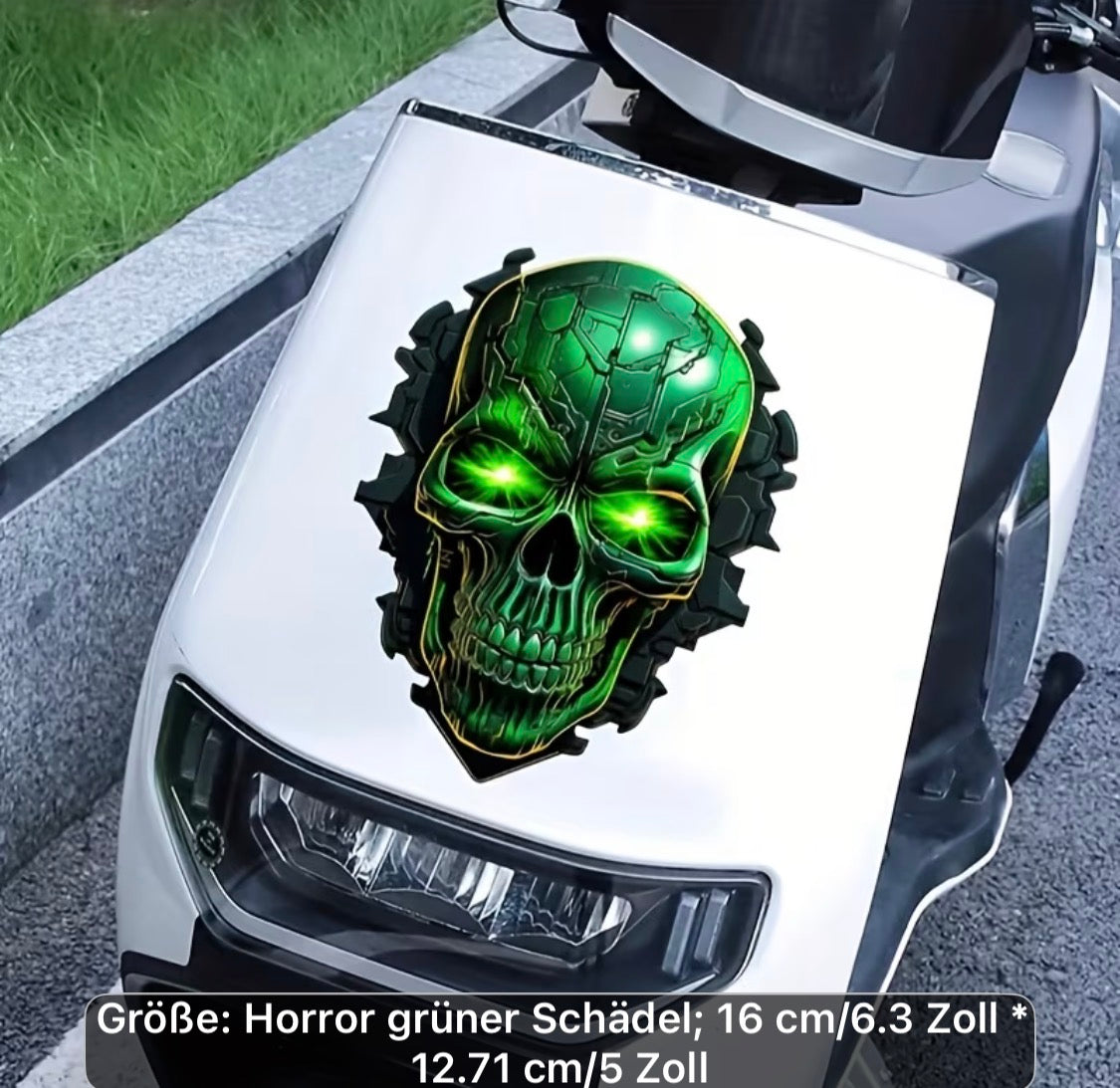 Totenkopf Aufkleber – Skull Sticker in 5 markanten Designvarianten