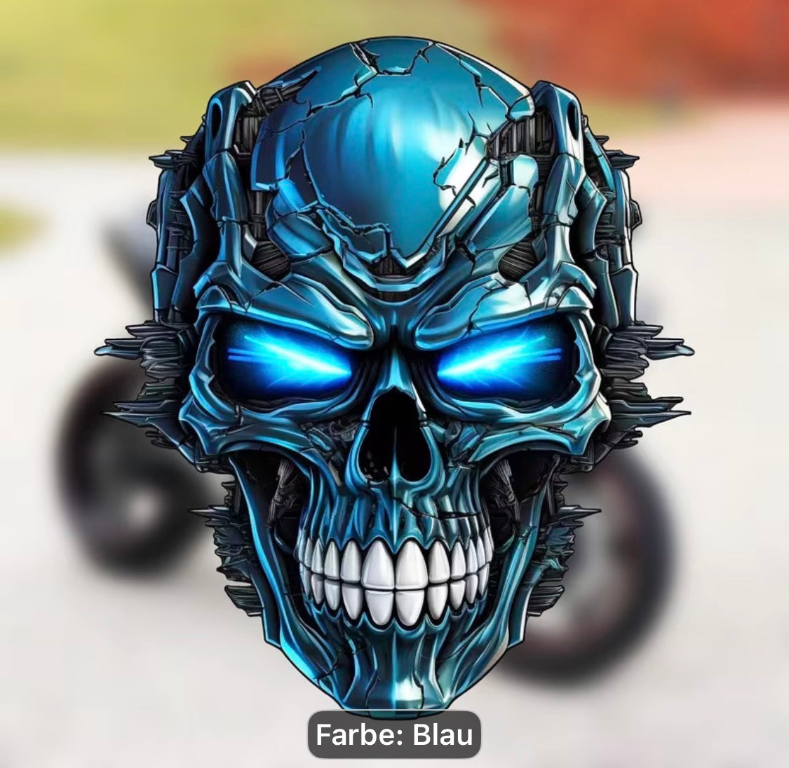 Totenkopf Aufkleber – Skull Sticker in 5 markanten Designvarianten