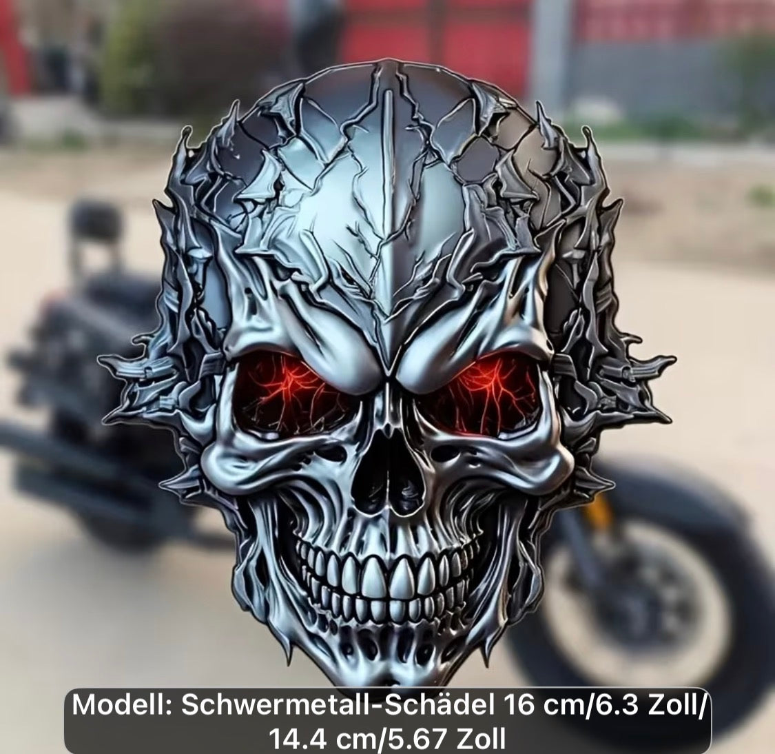 Totenkopf Aufkleber – Skull Sticker in 5 markanten Designvarianten