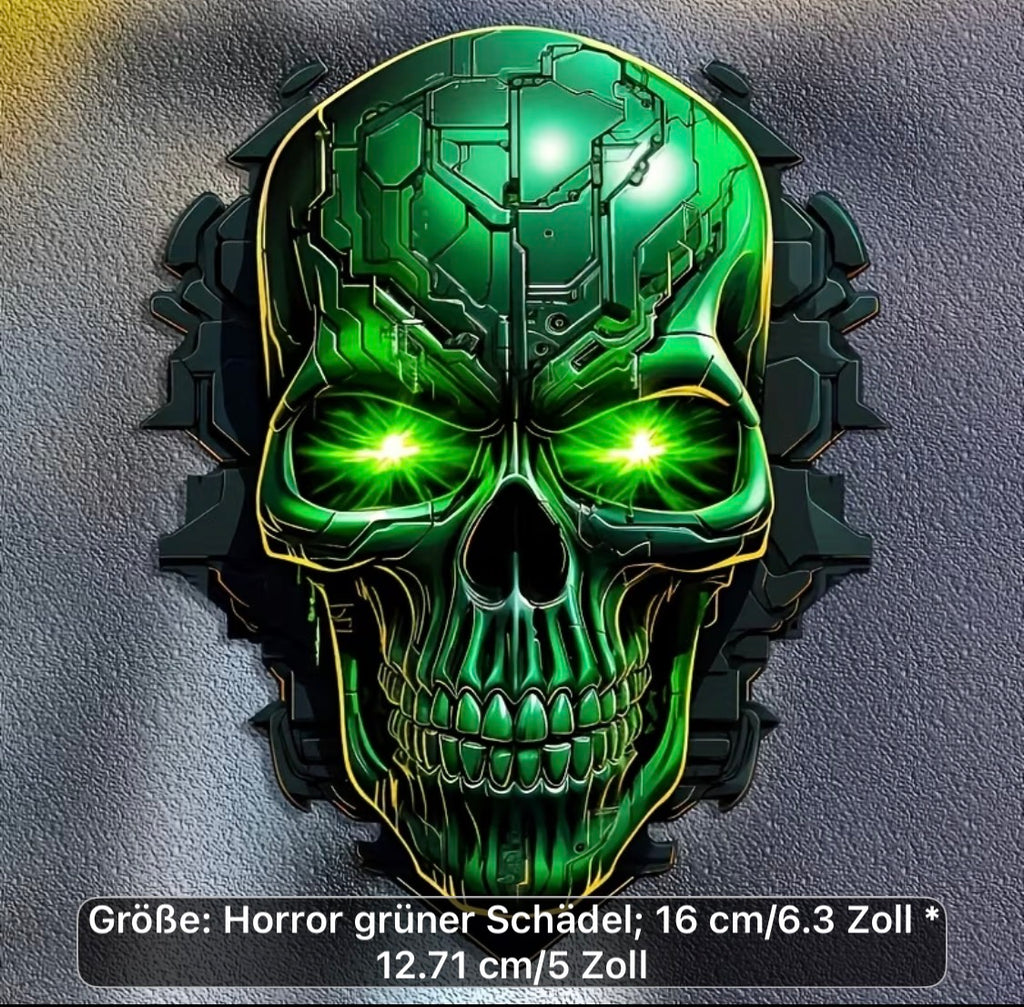 Totenkopf Aufkleber – Skull Sticker in 5 markanten Designvarianten