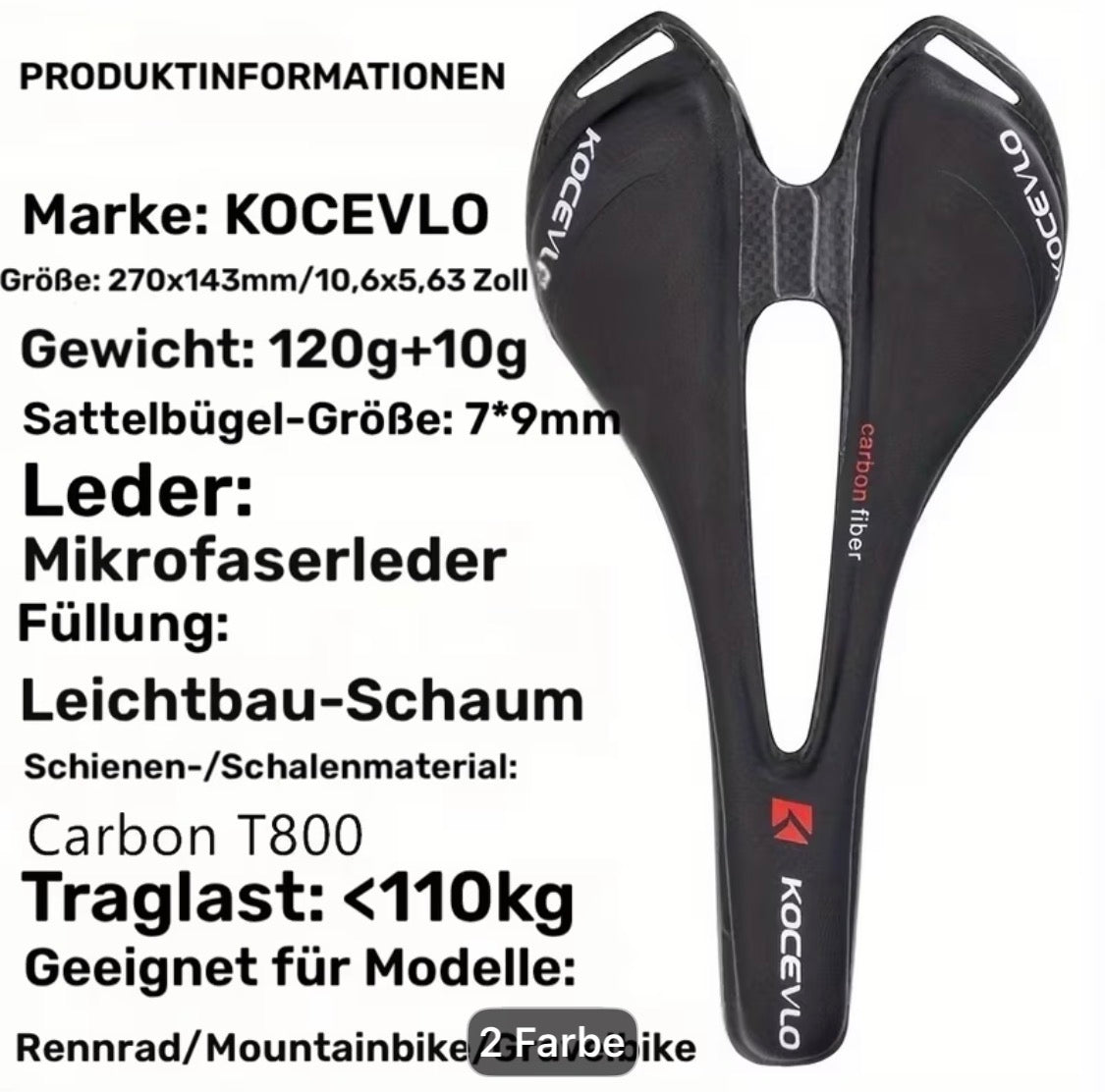 MTB Cut-Out Fahrrad Sattel